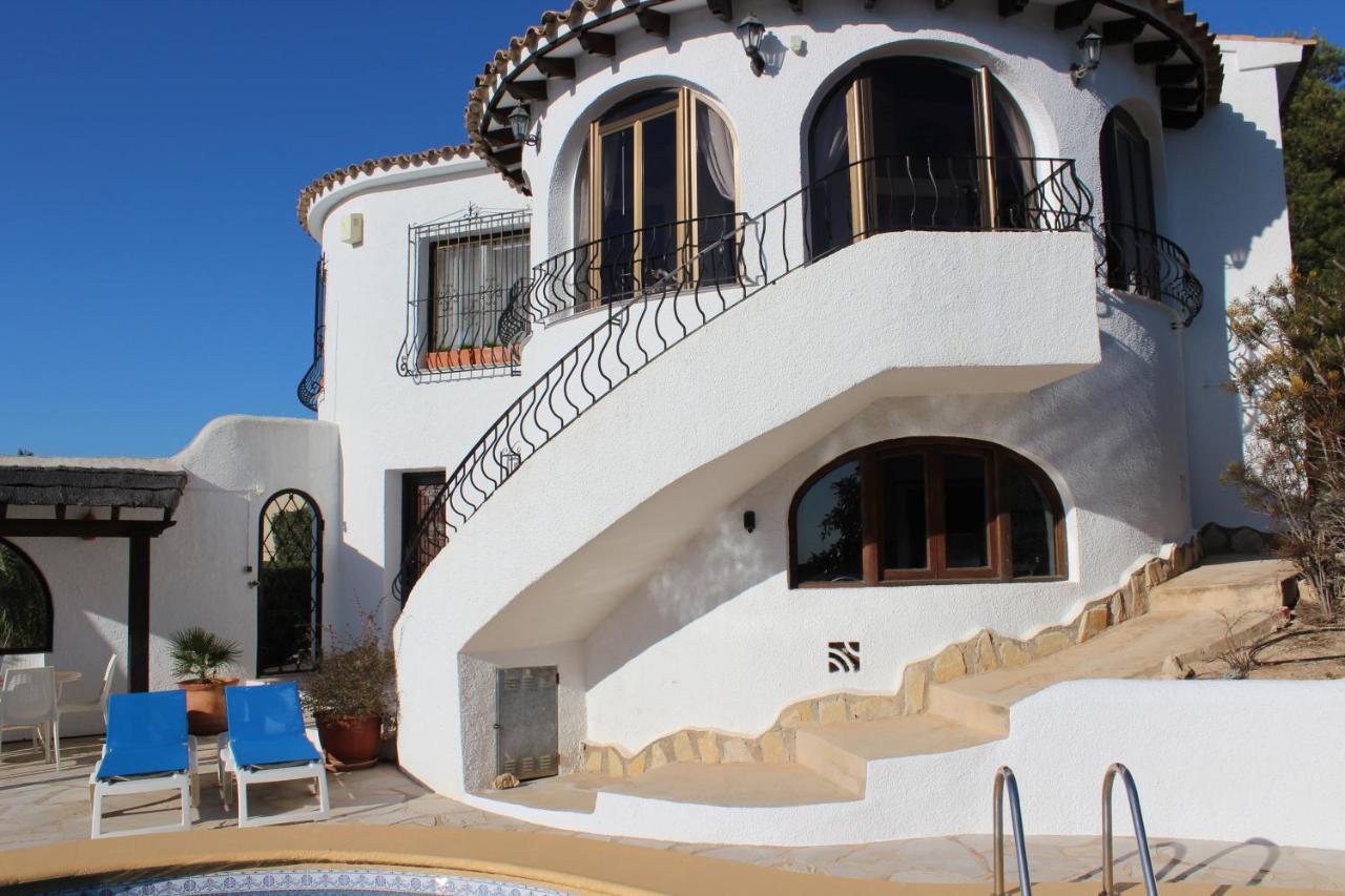 La Madrugada - Luxury Moraira Villa With Sea Views And Private Heated Pool Exterior foto